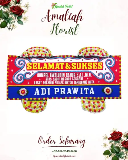 Papan Bunga Ucapan Selamat Sitirejo